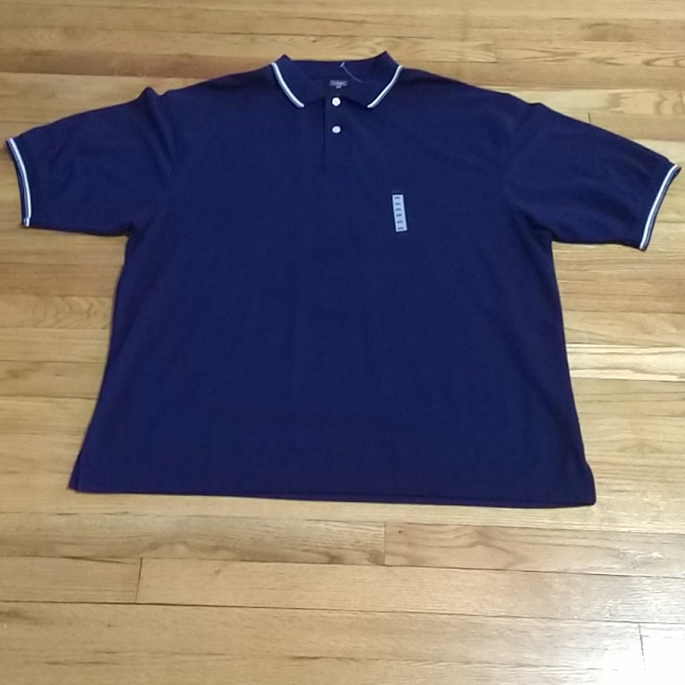 Haggar Golf Men's Top Navy Blue  Size XXL